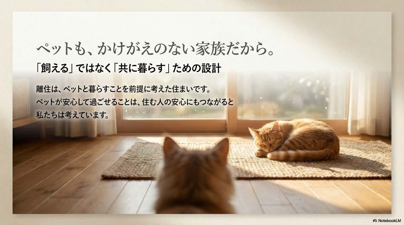 ペットもかけがいのない家族　離住